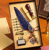 Antique Calligraphy Pen & Wax Seal Set – Perfect Gift for Artists & Writers
